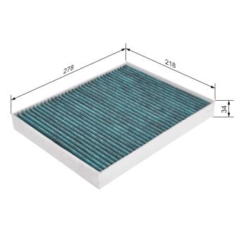 Filtre, air de l'habitacle BOSCH OEM 7E0819631