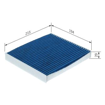 Filtre, air de l'habitacle BOSCH [0 986 628 623]