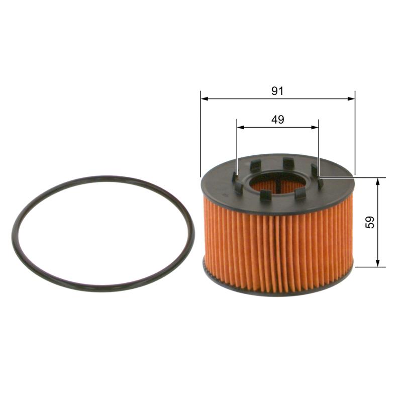 Filtre à huile BOSCH 1 457 429 239 - Visuel 1