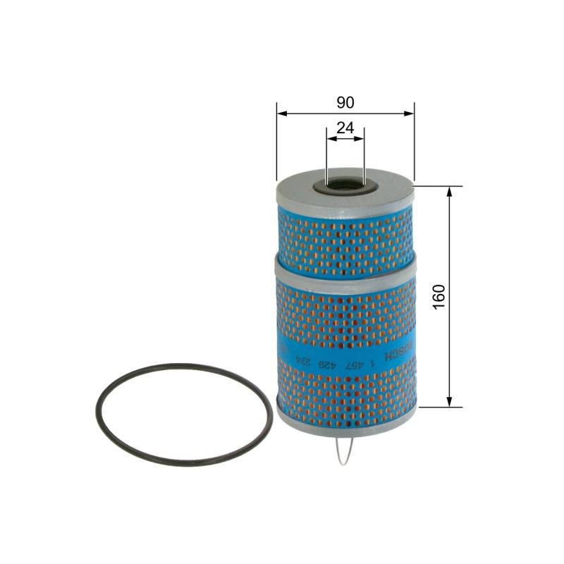 Filtre à huile BOSCH 1 457 429 274 - Visuel 1