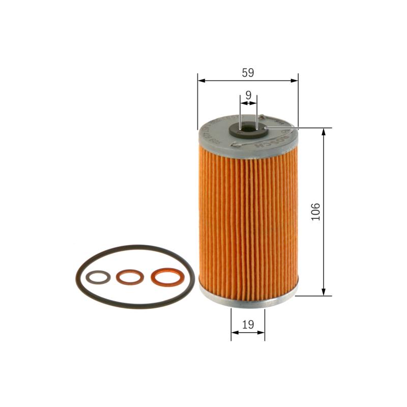 Filtre à huile BOSCH 1 457 429 606 - Visuel 1