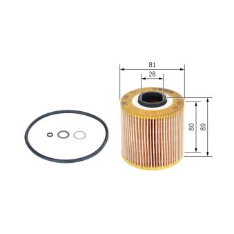 Filtre à huile BOSCH OEM 11421727300