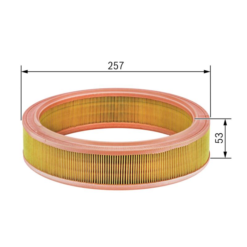 Filtre à air BOSCH 1 457 429 818 - Visuel 1