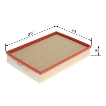 Filtre à air BOSCH OEM 1257546