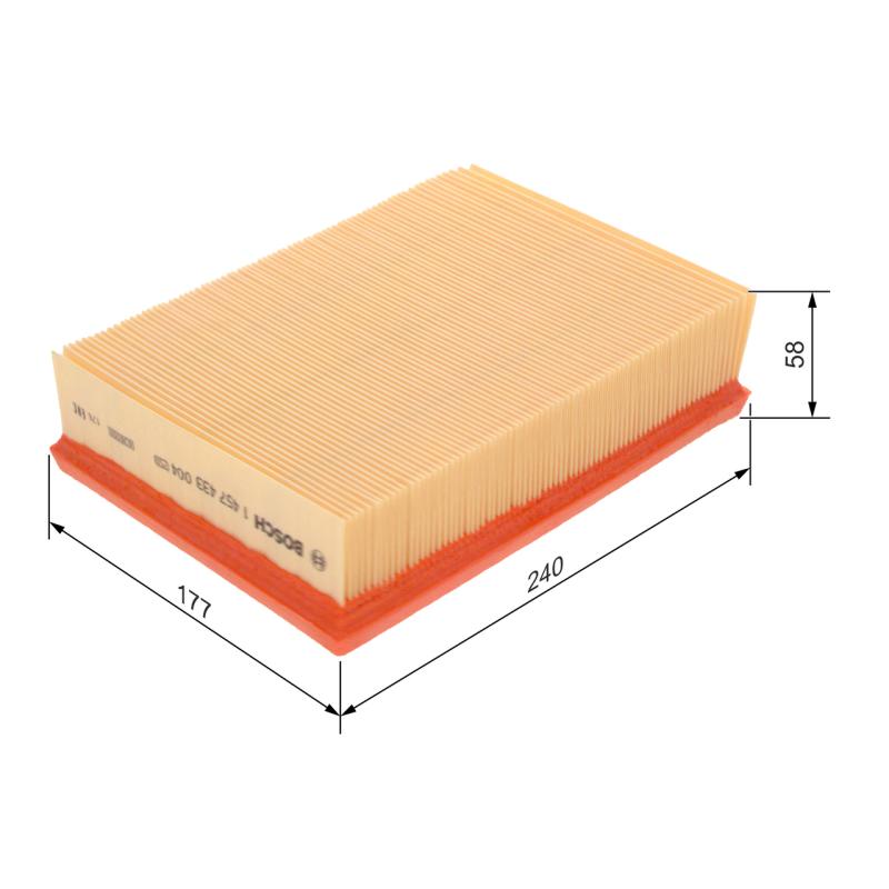 Filtre à air BOSCH 1 457 433 004 - Visuel 1