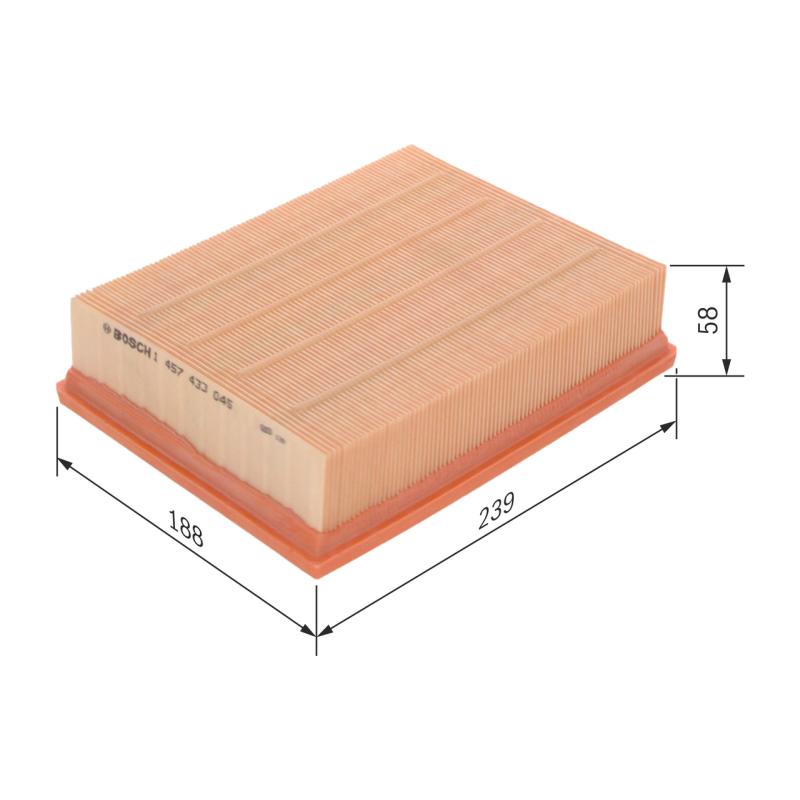 Filtre à air BOSCH 1 457 433 045 - Visuel 1