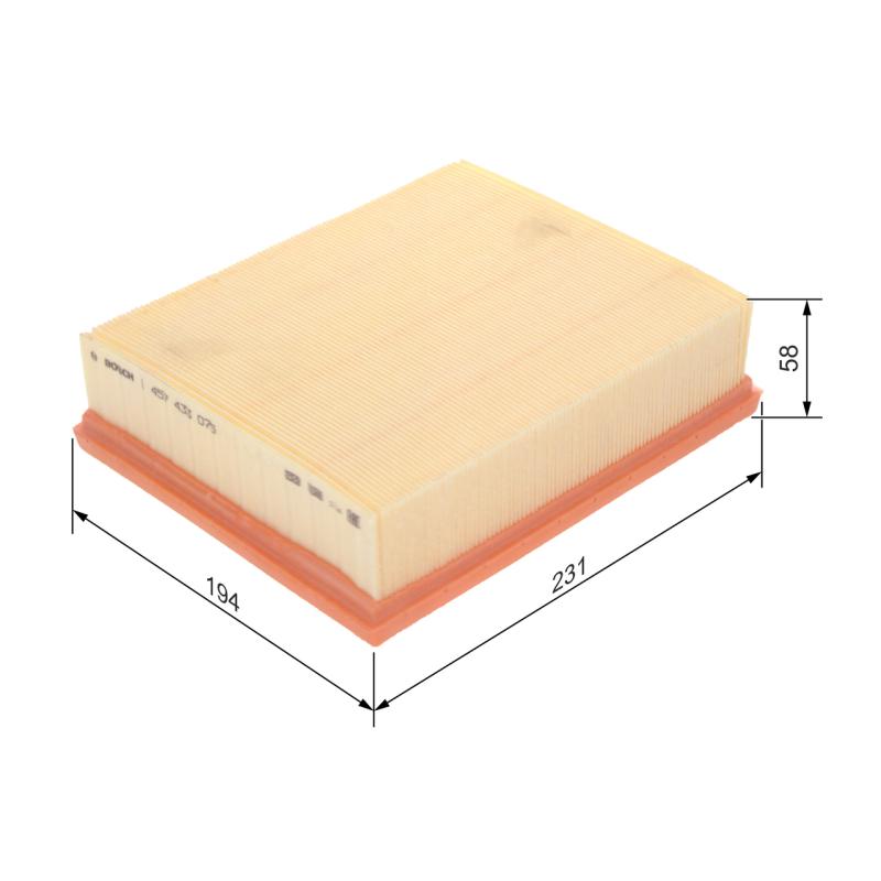 Filtre à air BOSCH 1 457 433 075 - Visuel 1