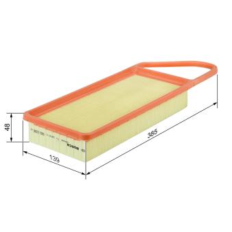Filtre à air BOSCH [1 457 433 076]