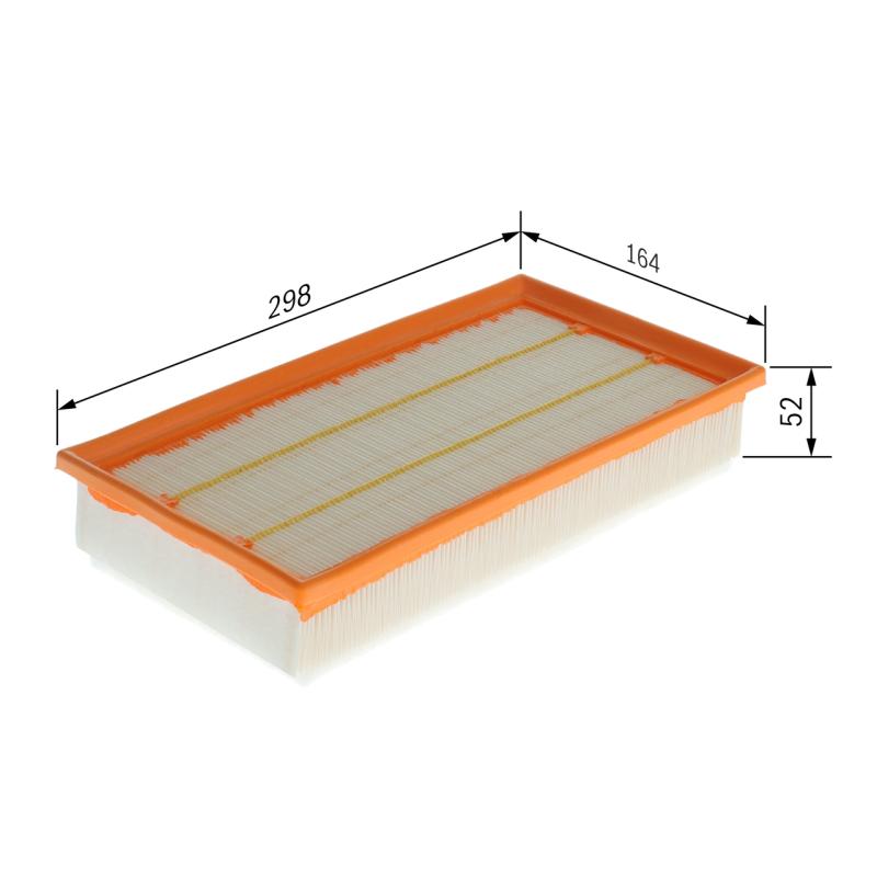 Filtre à air BOSCH 1 457 433 086 - Visuel 1