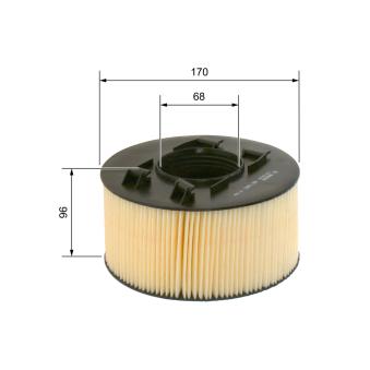 Filtre à air BOSCH OEM 13717503141