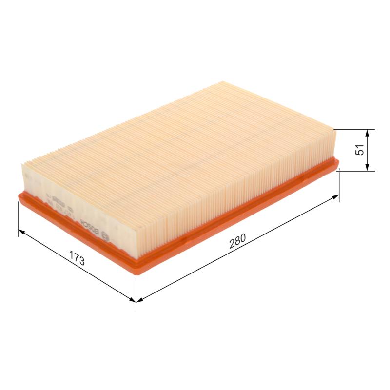 Filtre à air BOSCH 1 457 433 096 - Visuel 1