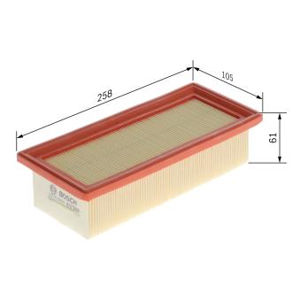 Filtre à air BOSCH OEM 7782629