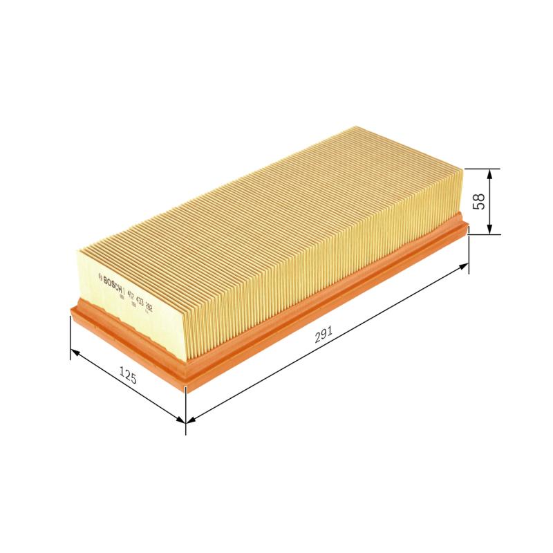 Filtre à air BOSCH 1 457 433 282 - Visuel 1