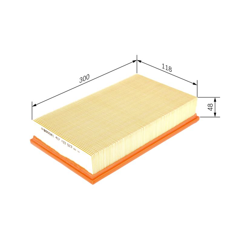 Filtre à air BOSCH 1 457 433 523 - Visuel 1