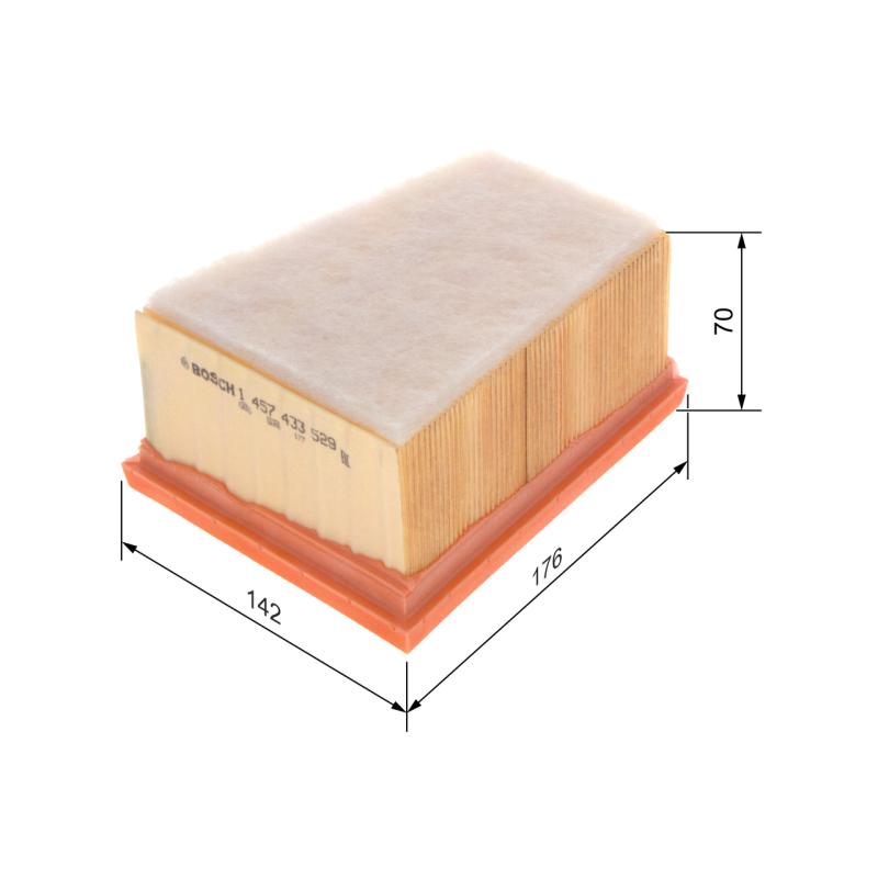 Filtre à air BOSCH 1 457 433 529 - Visuel 1