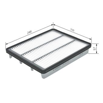 Filtre à air BOSCH OEM 28113H1915