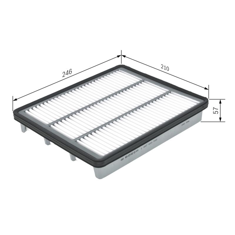 Filtre à air BOSCH 1 457 433 580 - Visuel 1