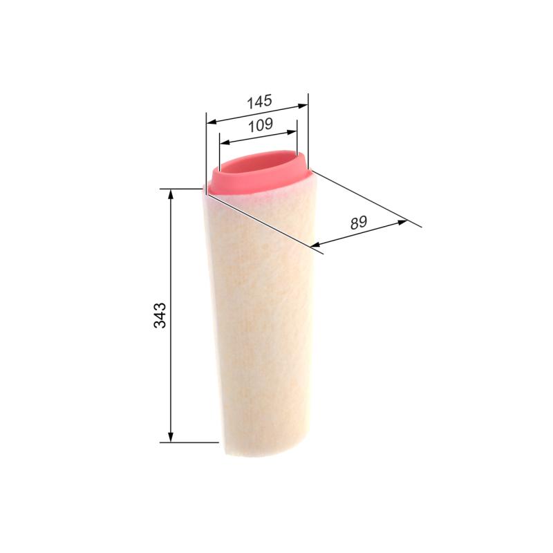 Filtre à air BOSCH 1 457 433 588 - Visuel 1
