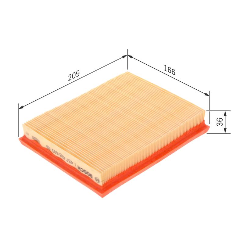 Filtre à air BOSCH 1 457 433 603 - Visuel 1