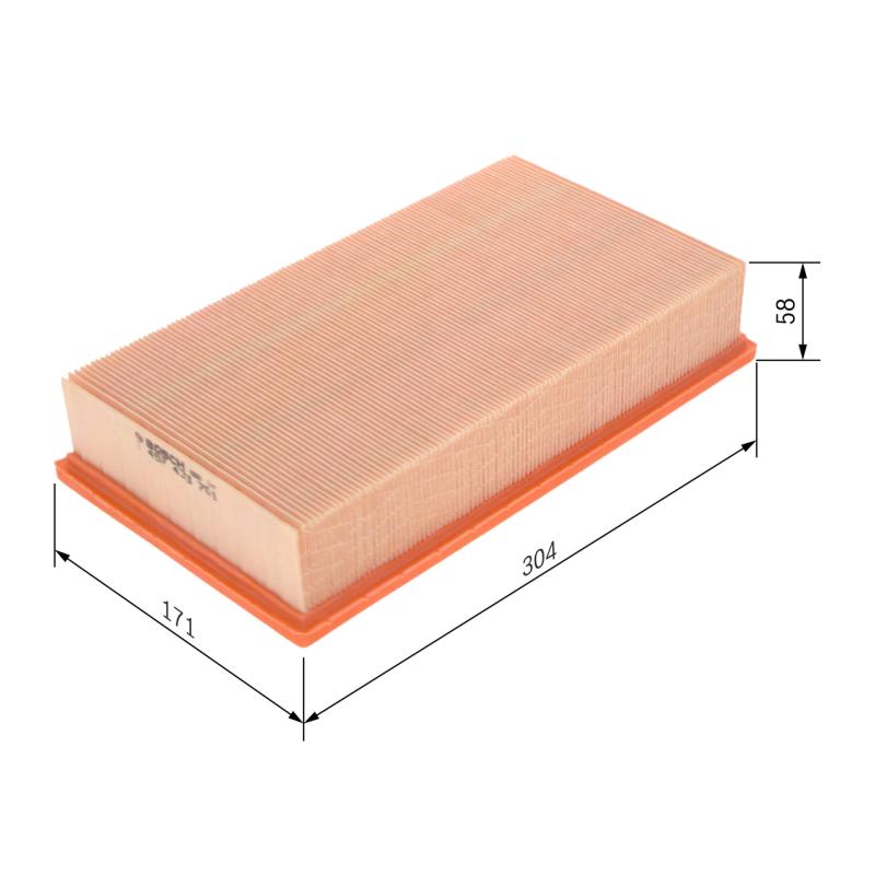 Filtre à air BOSCH 1 457 433 701 - Visuel 1