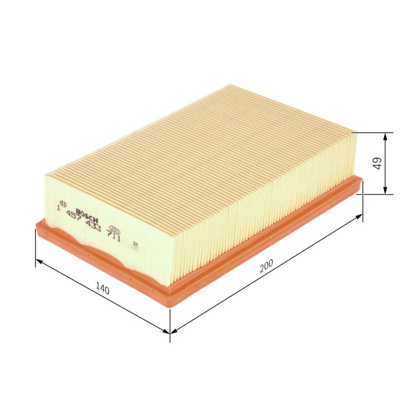 Filtre à air BOSCH 1 457 433 711 - Visuel 1