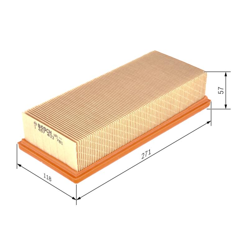Filtre à air BOSCH 1 457 433 781 - Visuel 1