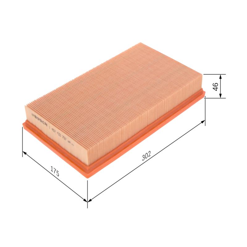Filtre à air BOSCH 1 457 433 797 - Visuel 1