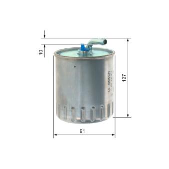 Filtre à carburant BOSCH [1 457 434 416]