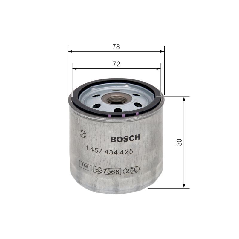 Filtre à carburant BOSCH 1 457 434 425 - Visuel 1