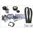 RUVILLE 55064803 - Pompe à eau+Jeu de courroie trapézoïdale à nervures