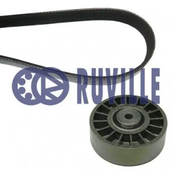 RUVILLE 5510080 - Jeu de courroies trapézoïdales à nervures