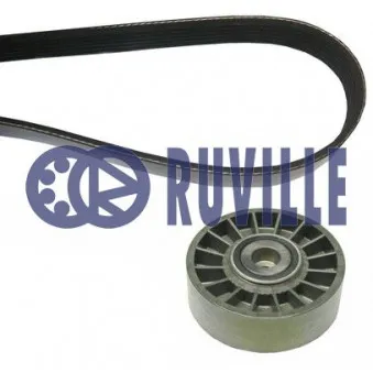 RUVILLE 5510081 - Jeu de courroies trapézoïdales à nervures