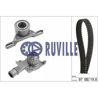 RUVILLE 55202701 - Pompe à eau + kit de courroie de distribution