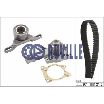 RUVILLE 55202711 - Pompe à eau + kit de courroie de distribution