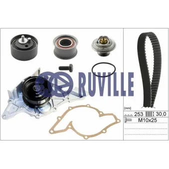 RUVILLE 55490701 - Pompe à eau + kit de courroie de distribution