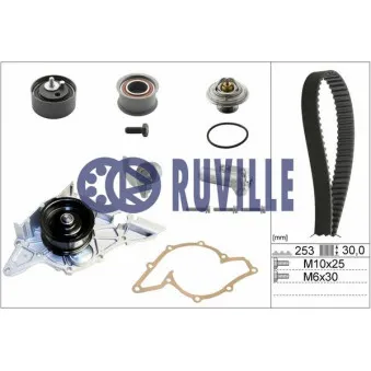 RUVILLE 55490711 - Pompe à eau + kit de courroie de distribution