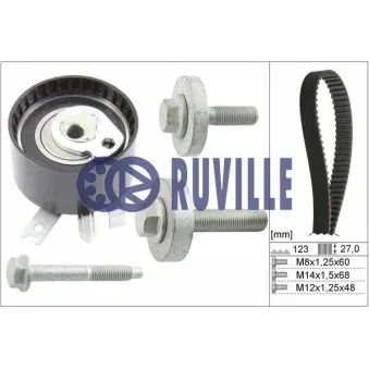 RUVILLE 5558170 - Kit de distribution