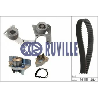 RUVILLE 56622704 - Pompe à eau + kit de courroie de distribution