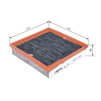 Filtre, air de l'habitacle BOSCH OEM 8122446