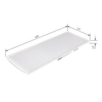 Filtre, air de l'habitacle BOSCH OEM 93182435