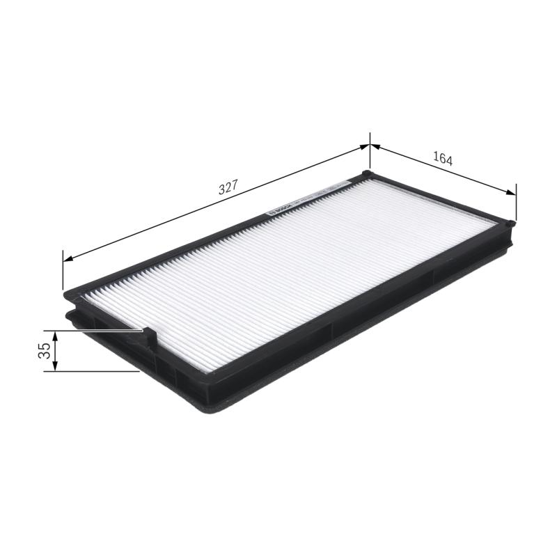 Filtre, air de l'habitacle BOSCH 1 987 432 032 - Visuel 1