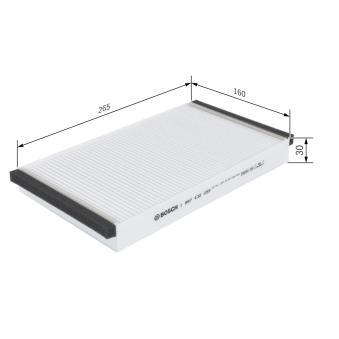 Filtre, air de l'habitacle BOSCH OEM 46513960
