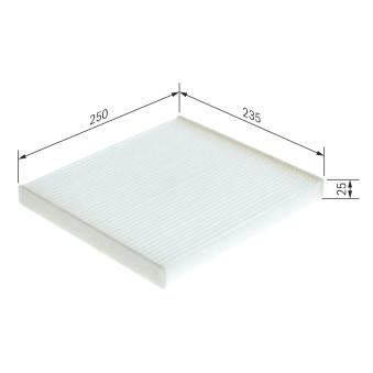 Filtre, air de l'habitacle BOSCH OEM 77364063