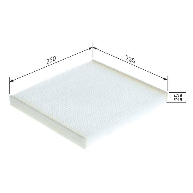 Filtre, air de l'habitacle BOSCH 1 987 432 065 - Visuel 1