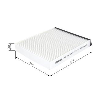 Filtre, air de l'habitacle BOSCH OEM 7701047513