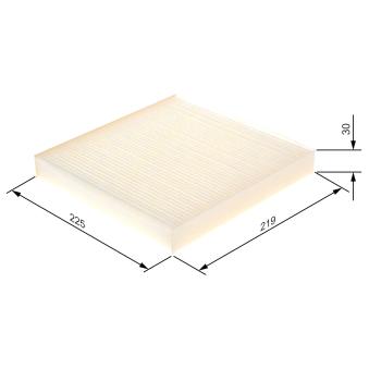 Filtre, air de l'habitacle BOSCH OEM 6479A1