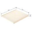 BOSCH 1 987 432 106 - Filtre, air de l'habitacle