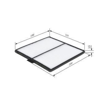 Filtre, air de l'habitacle BOSCH OEM 96425700