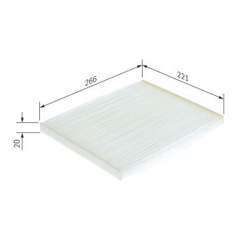 Filtre, air de l'habitacle BOSCH OEM 55702468