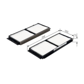 Filtre, air de l'habitacle BOSCH OEM BBP261J6X